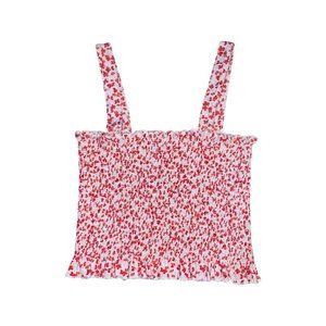 Me To We Floral Cropped Tube Top Size Medium (Juniors)